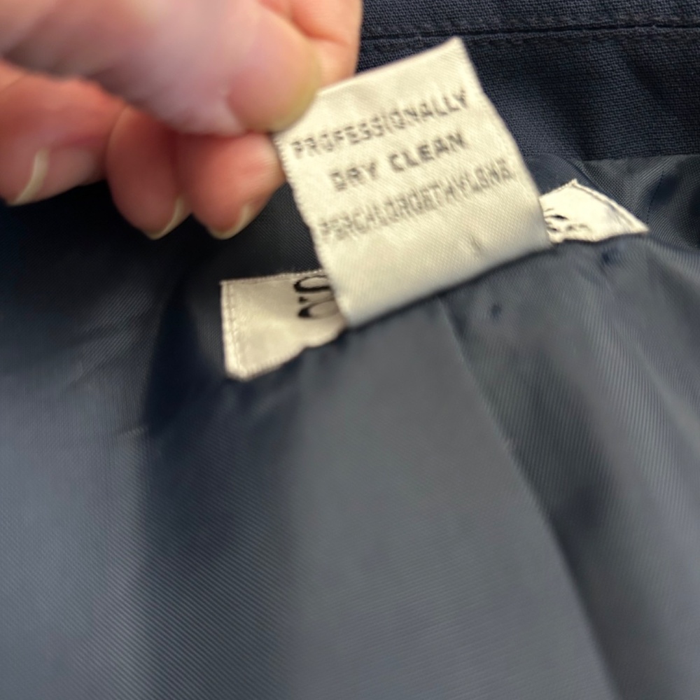 Style & Co. Navy Single-Button Blazer - Picture 6 of 7